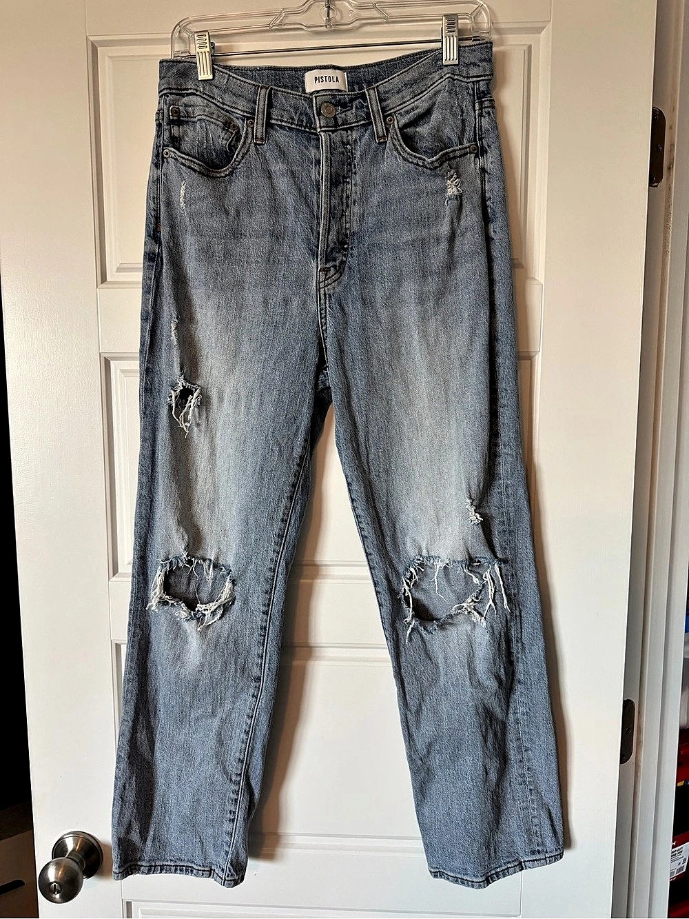 Pistola Cassie Super High Rise Straight Jean